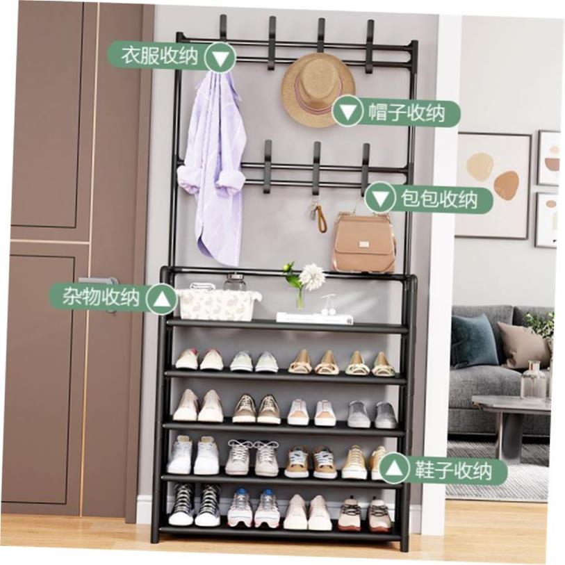 Shoe Rack Aluminum Metal Standing Shoe Rack DIY Shoes Shelf - 图0