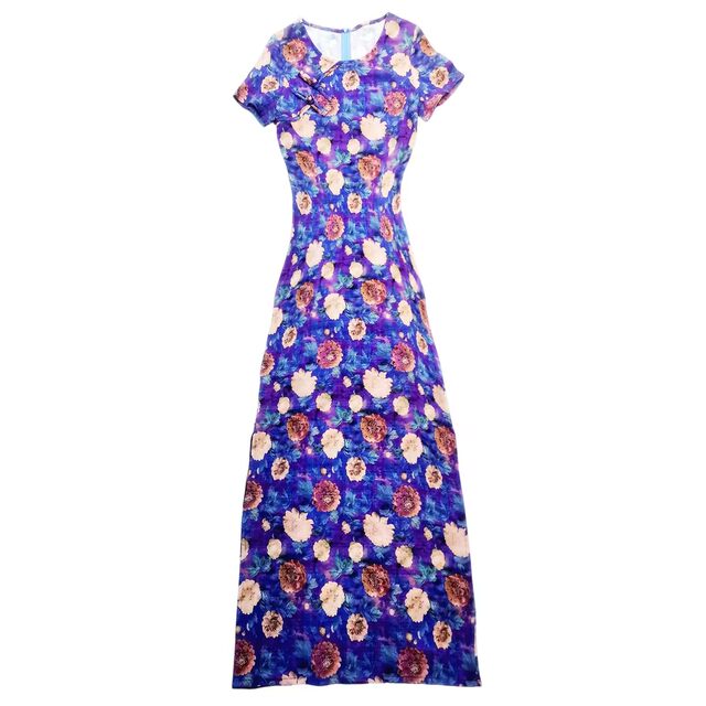 Singing on This Shore*Original-Midsummer Long Cheongsam Yilu Shen Girl (ຫຼຸດລາຄາ, ສ່ວນຫຼຸດ 50%) ໃນຂະນະທີ່ສິນຄ້າໝົດ.
