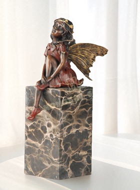 鸿鑫雕塑黄铜欧式客厅艺术品家饰