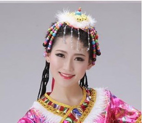 西藏藏装藏式藏族配饰民族风女士头花头饰头发箍发夹饰品
