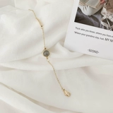 Свежий браслет с одной бусиной, брендовое ювелирное украшение, в корейском стиле, простой и элегантный дизайн