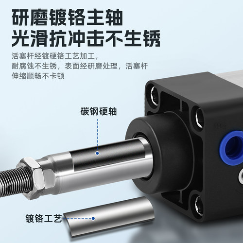气缸SUD/SUJ/SU32X25X30X40X50X60X75X80X100X125150200S - 图1