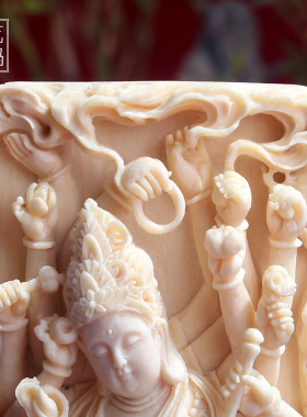 纯手工挂件守艺猛犸牙男女吊坠