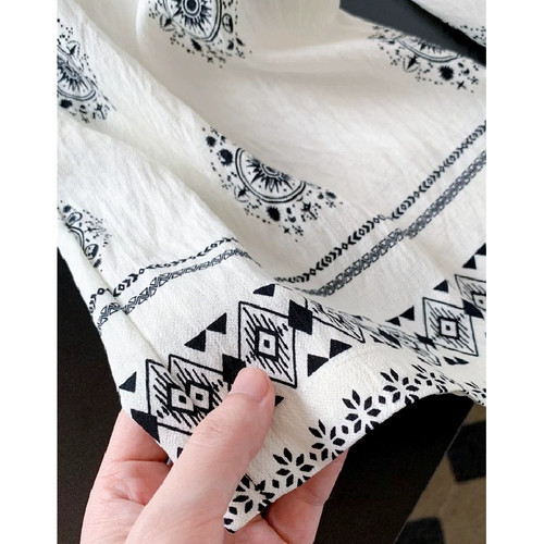 胖mm特大码300斤高腰阔腿裤女夏季薄款宽松复古休闲直筒裤长裤子 - 图3