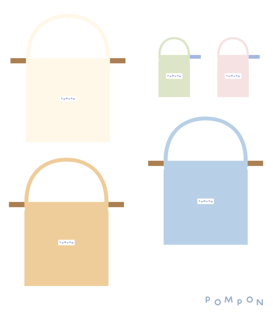 POMPON原创彩色小灯包灯芯绒ins鞋包化妆品收纳袋环保袋口红旅行 - 图3