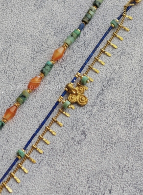 素蕴｜天然石复古风原创手工手链 小众设计不撞款 适合叠戴