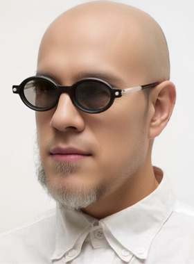 个性时尚墨镜女高级感防晒复古椭圆形显脸小防紫外线太阳眼镜男款