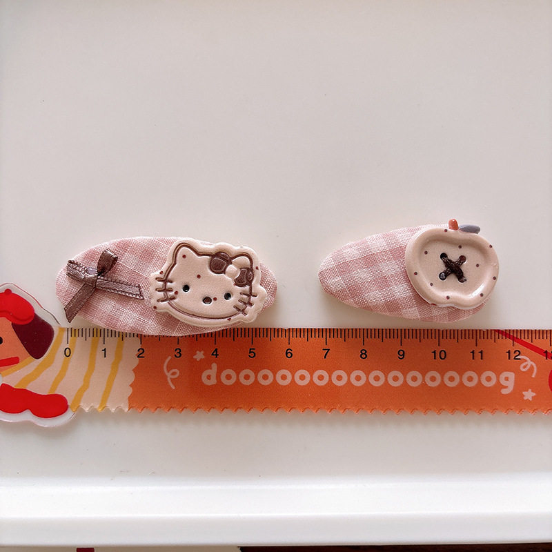 韩版甜美粉色系kt女孩刘海bb夹百搭可爱儿童侧边发夹蝴蝶结发绳,淘宝优惠券,粉丝福利购,淘宝优惠卷