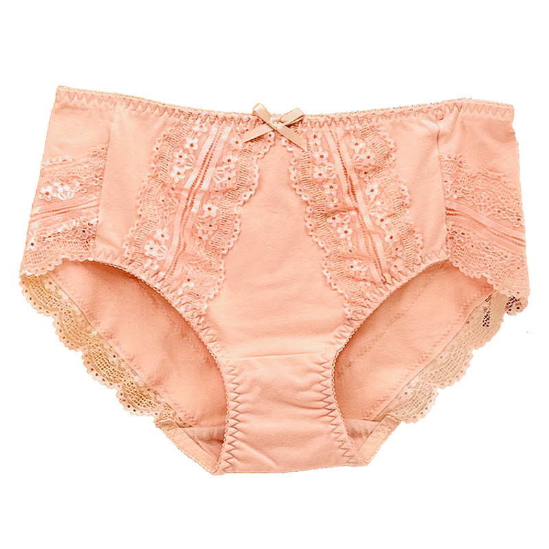 内裤女纯棉抗菌透气全棉薄款无痕蕾丝边中腰大码2025新款少女短裤,淘宝优惠券,粉丝福利购,淘宝优惠卷