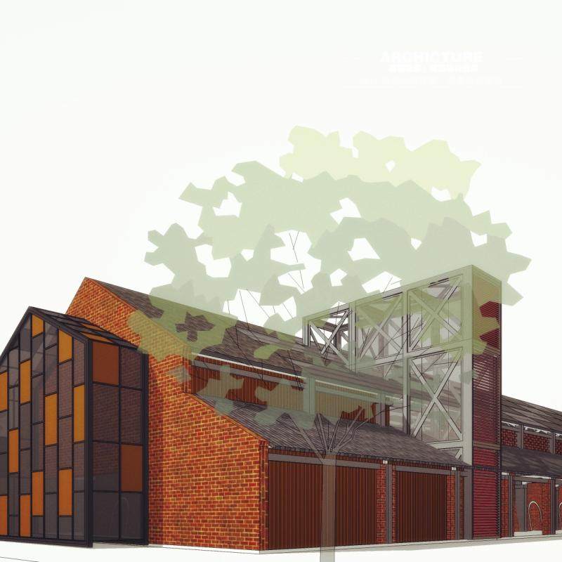 旧建筑/砖窑/砖厂/烟囱/改造更新/民用工业建筑方案设计/su模型,淘宝优惠券,粉丝福利购,淘宝优惠卷