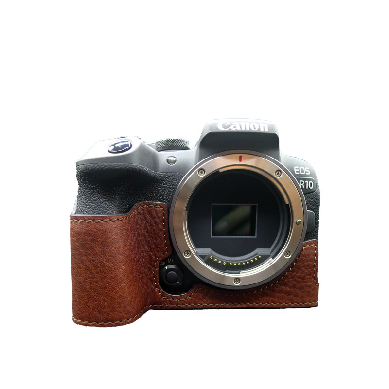 适用佳能EOSR10相机包真皮皮套R10摄影包EOSR5EOSR7EOSR6保护套 - 图3