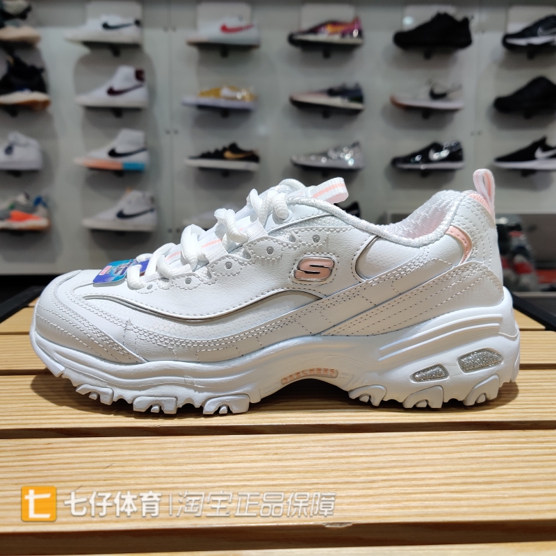 Skechers斯凯奇正品冬季新款女子厚底耐磨熊猫鞋运动休闲鞋11931 - 图1