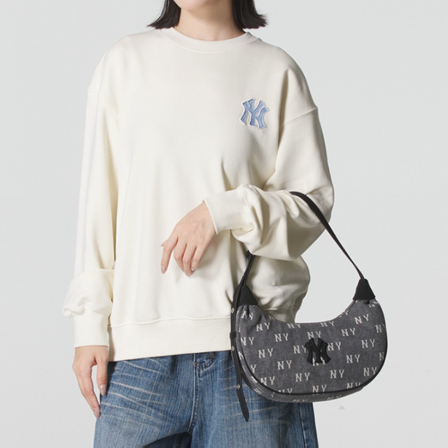 MLB ຂອງແທ້ New Four Seasons Unisex Casual Versatile Fashion Logo Bag Lightweight 3ABQMV35N
