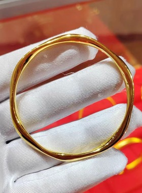 金包银手镯女莫比乌斯手环