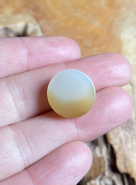 和田玉新疆且末糖白玉戒面