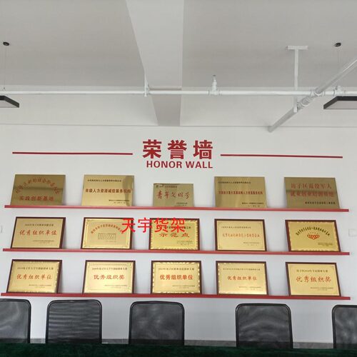 奖牌展示架样品荣誉墙展示墙货架壁挂式墙上置物架一字隔板放奖杯 - 图0