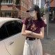 Summer ໃຫມ່ ຝ້າຍບໍລິສຸດ slimming ເສື້ອທີເຊີດແຂນສັ້ນສໍາລັບແມ່ຍິງ