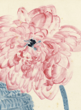 齐白石 一花一叶得真知 仿古画复制品花鸟画名人字画玄关书房装饰