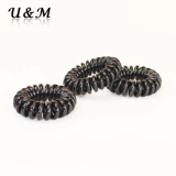 Пластиковый телефон, высокая эластичная резинка для волос, черный аксессуар для волос, Южная Корея