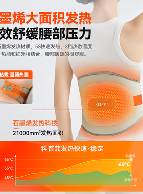 腰椎不疼了】科普菲热灸按摩腰带