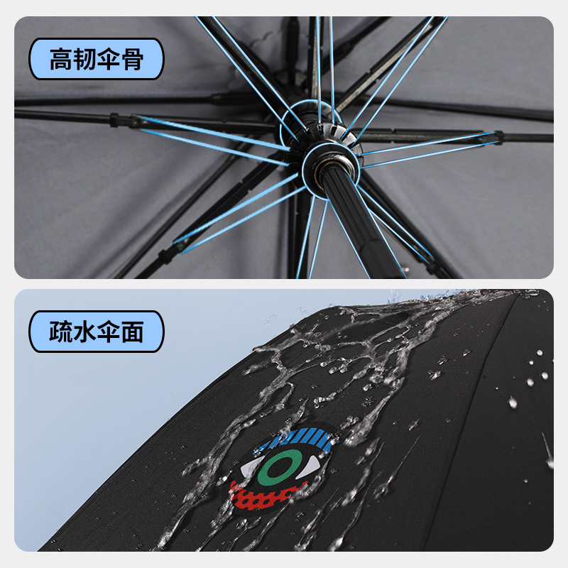 法国乐上LEXON&CK艺术家联名大伞面晴雨两用折叠自动伞男女商务 - 图3
