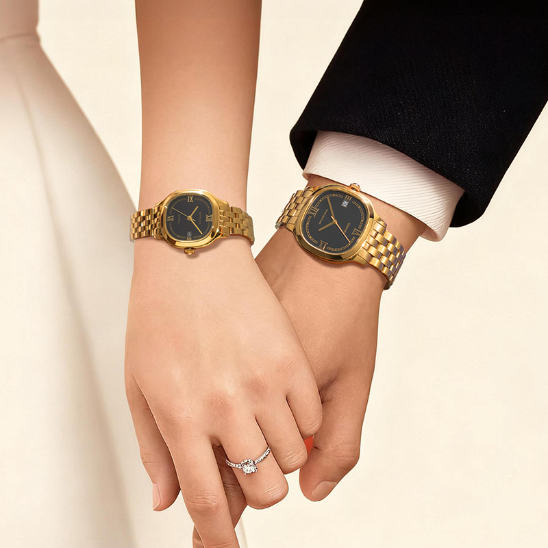 上海手表国民系列男女同款简约复古小方石英腕表国货官方旗舰店 - 图3