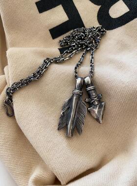 不同银匠日本弓箭矛头挂饰吊坠