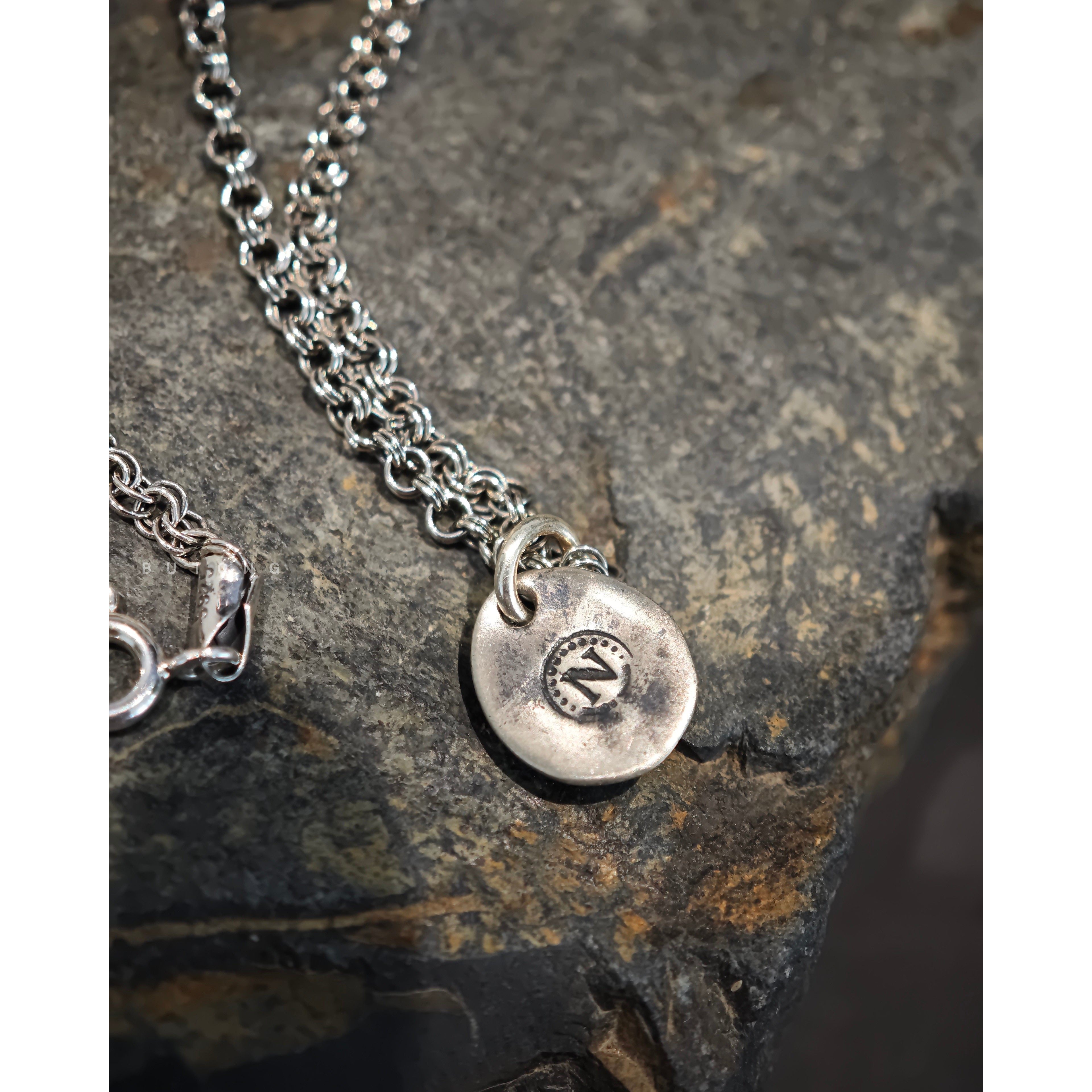 不同银匠 复古925纯银镶嵌天然绿松石小吊坠美松印第安风男女项链,淘宝优惠券,粉丝福利购,淘宝优惠卷