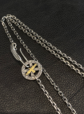 925纯银泰银太角链男女复古项链