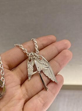不同银匠菊地建天使翅膀限定项链