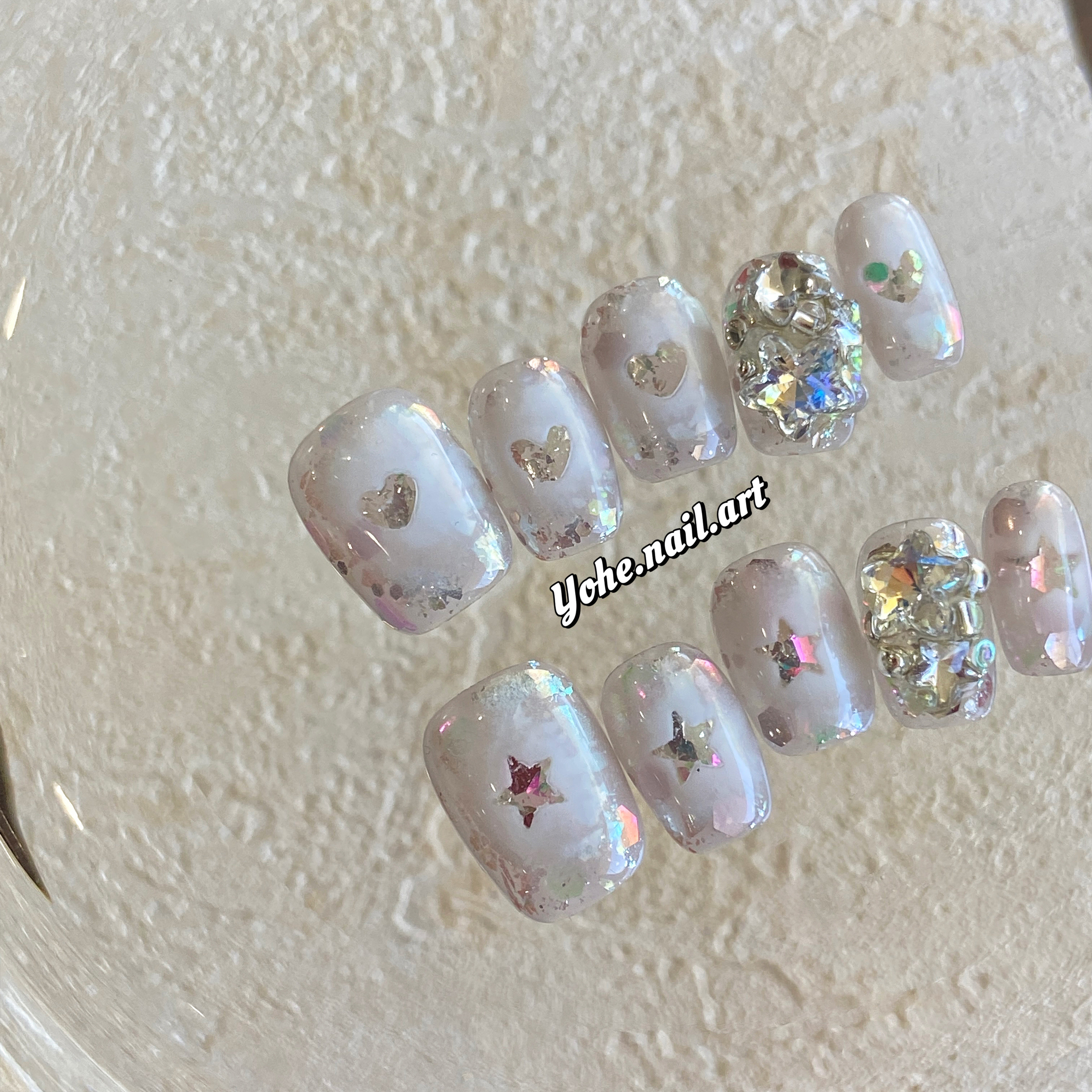 宥荷Studio 灵动岛 高级感穿戴甲美甲定制假指甲手工定制短甲,淘宝优惠券,粉丝福利购,淘宝优惠卷