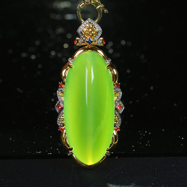 Original design Jade gold inlaid jade gift for wife