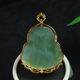 Original design emerald gold inlaid jade Buddha from husband to wife