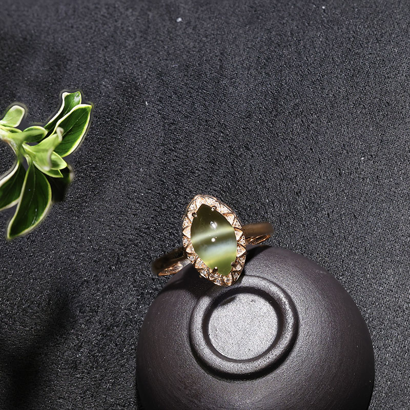 Fashion trendy Hetian jade gold inlaid hand jewelry for wife