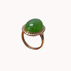 Fashion trendy Hetian jade gold inlaid hand jewelry for wife
