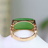 Fashion trendy Hetian jade gold inlaid hand jewelry for wife