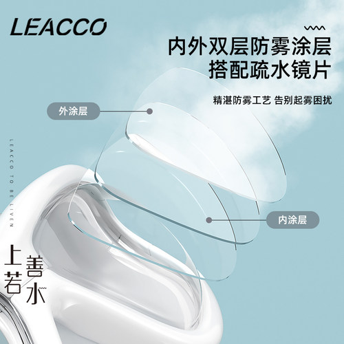 泳镜女游泳防水防雾高清专业泳镜近视男士大框眼镜潜水泳帽套装备 - 图2