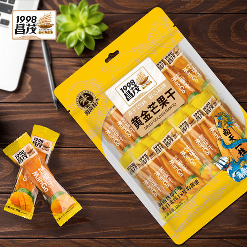 昌茂芒果干0脂肪独立小包装果干海南特产零食三亚水果干片伴手礼 - 图2