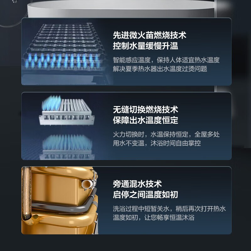Rinnai/林内 JSQ31-GD61R零冷水燃气热水器家用恒温天然气节能-图2