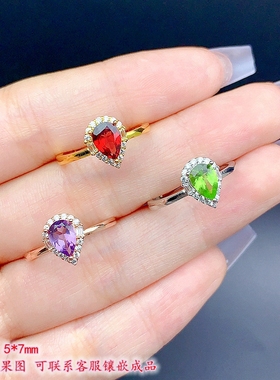 S925活口清新百搭尺寸5*7mm