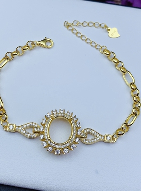 S925银精工加厚款手链10*12mm