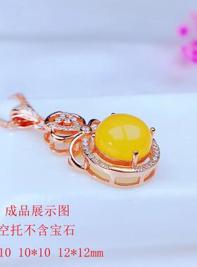 S925女纯银豪华可爱小耳朵