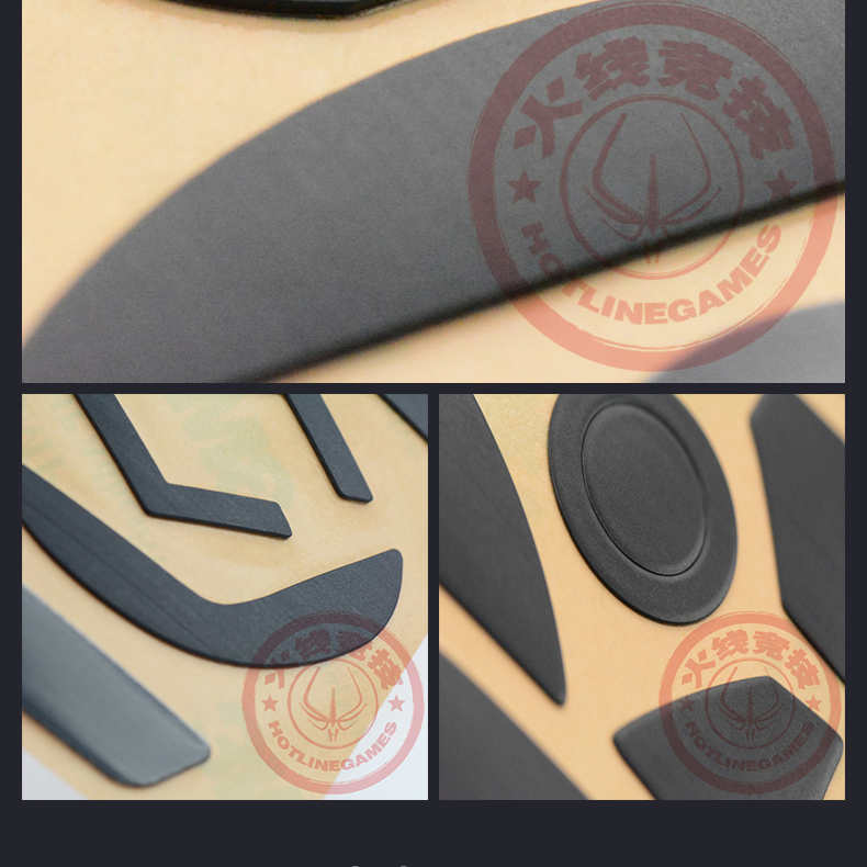 达尔优 牧马人 EM915 EM925 一代二代三代升级版鼠标脚贴脚垫足贴 - 图3