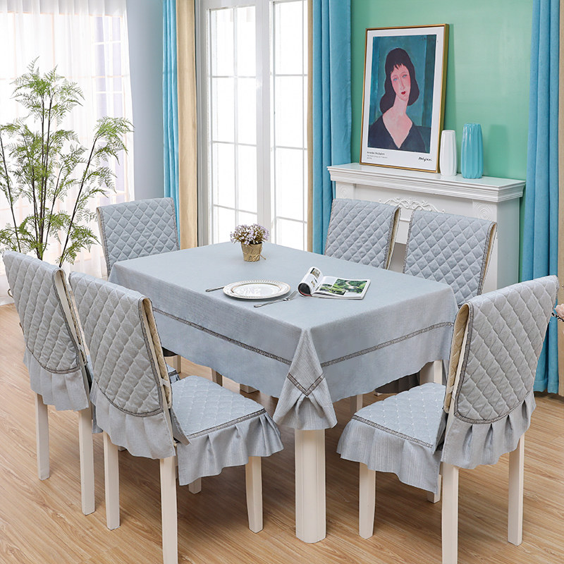 夹棉桌椅套罩餐桌布家用新款简约椅子套罩四季通用餐桌椅子罩套装,淘宝优惠券,粉丝福利购,淘宝优惠卷