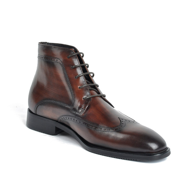 Formal boots British men's boots handmade leather boots