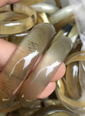 精品1.2厘米宽牛角手镯