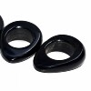 Black buffalo horn natural material ring foot massager