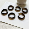Natural agate jade tortoiseshell agate ring