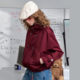 A02 design slim short jacket 2025 autumn solid color simple texture casual women's windbreaker