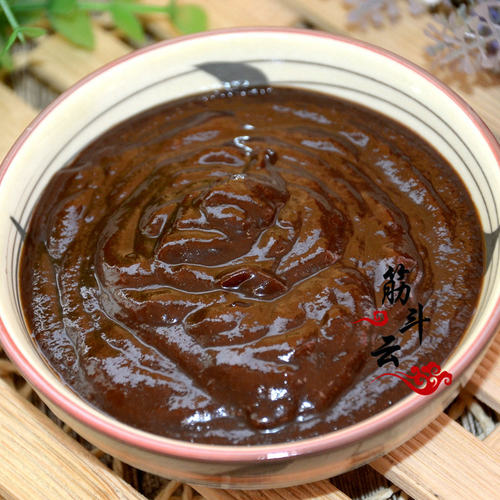 天津利民甜面酱150g老北京炸酱面酱蘸菜酱手抓饼煎饼果子甜酱杂酱 - 图1